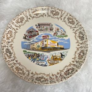 Vintage Webb City commemorative decorative plate